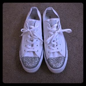 Converse sparkle shoes size 10
