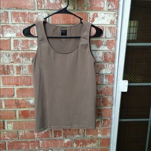 Saks Fifth Ave Taupe Tank Saks Fifth Ave Taupe Tank