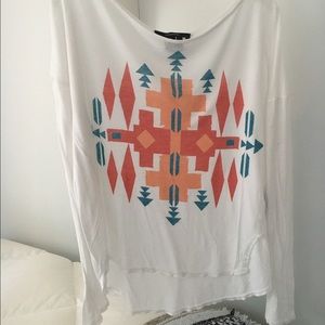 Tribal print long sleeve