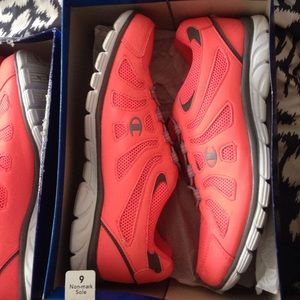 Lovely peach gym shoes