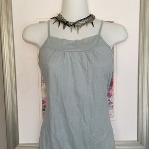 Mossimo tank Cami shimmer light blue top