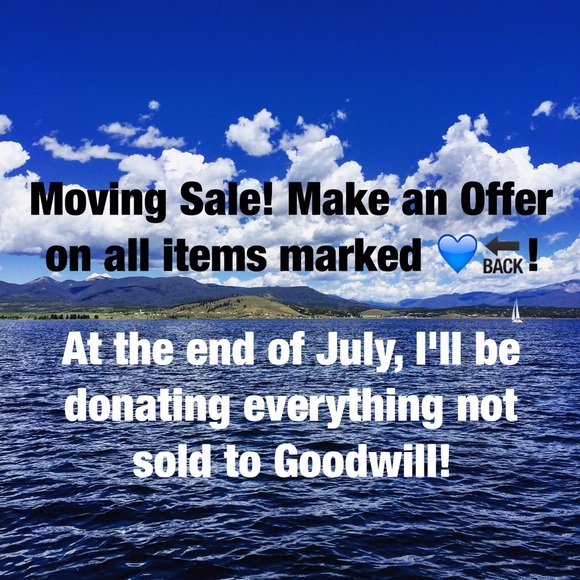 MOVING SALE! Everything Must Go! Make Offers 💙🔙!