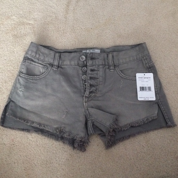 NWT free people's distressed shorts