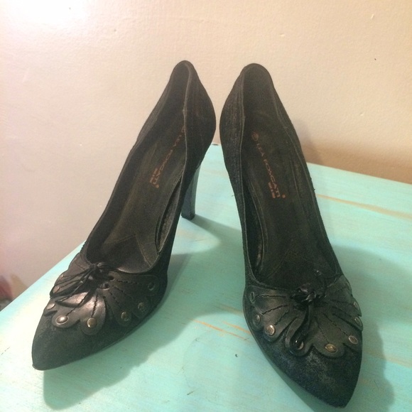 Black Italian made shoes