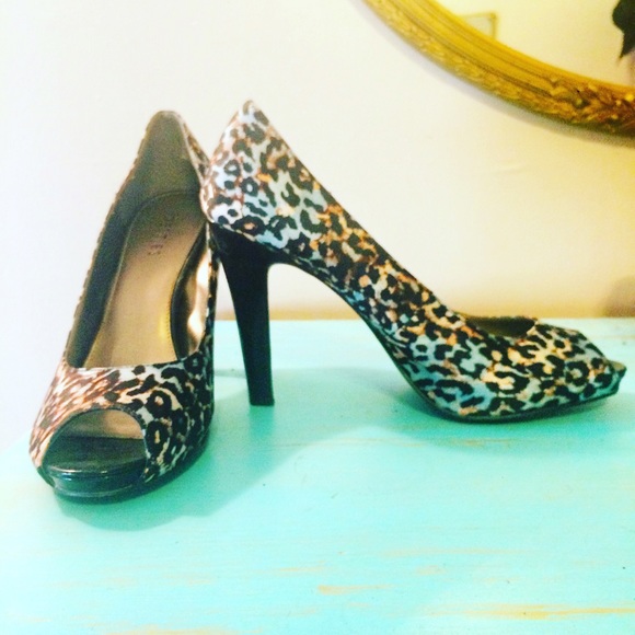Cheetah print heels