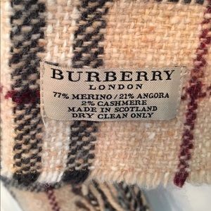 Burberry Fringe Scarf!