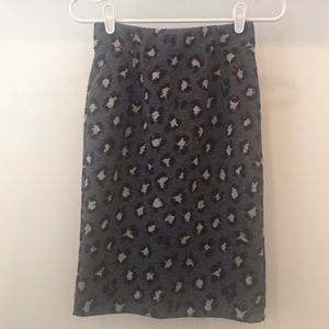 Ann Taylor LOFT Leopard Print Skirt - XSP
