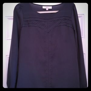 LOFT dark gray/slate blouse!