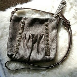 Studded Leather Crossbody