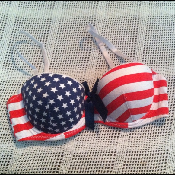 American Flag Bra
