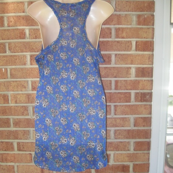 SOLD Free People High Low Racerback Crinkle Tank - Picture 3 of 4