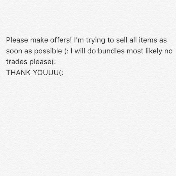 Make an offer!!(: I'll negotiate