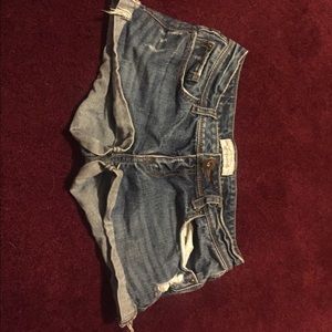 hollister jean shorts