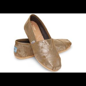 Classic Brass Metallic Synthetic Leather Toms