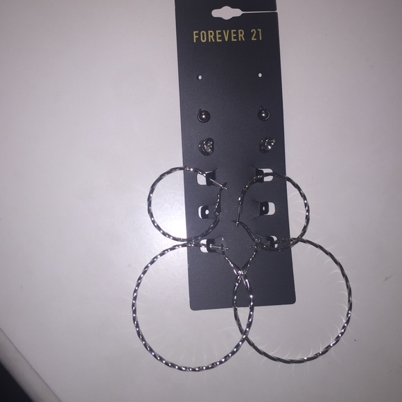 Forever 21 silver earrings
