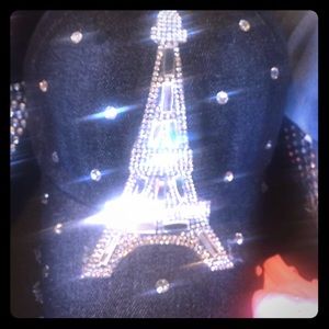 Paris Jean Rhinestone Baseball Hat