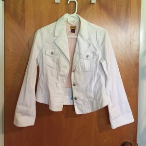 White denim jacket