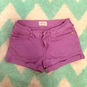 Purple shorts!