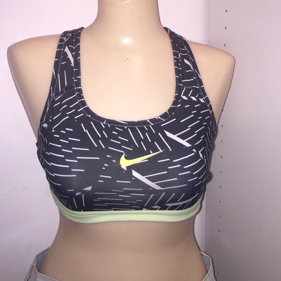 Nike black sports bra