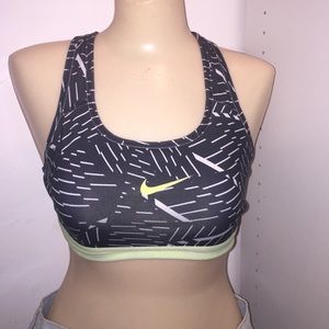 Nike black sports bra