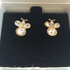 Silver Silver Avon Bumble Bee Earrings 🐝💛