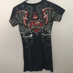 Sinful t shirt, size S