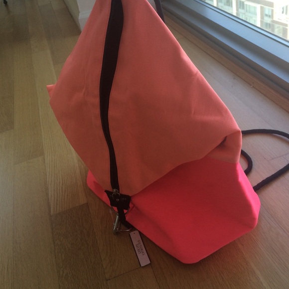 Victoria's Secret Canvas Backpack SOLD - Picture 2 of 3
