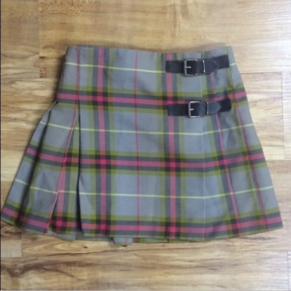 Burberry Plaid Skirt