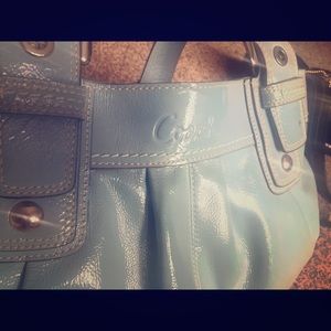 Sale❤️Gorgeous light blue leather Coach purse