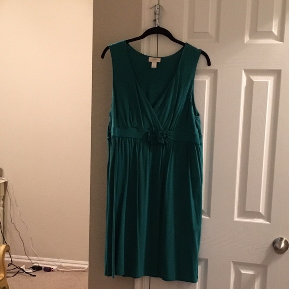Ann Taylor Loft Green Dress XL