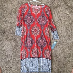 London times pattern dress