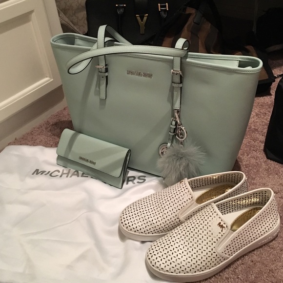 Mint MK handbag and wallet