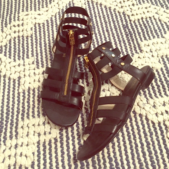 Michael Kors Black Strappy Sandal