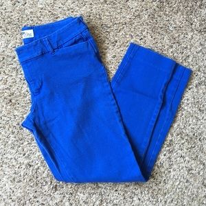 Old Navy royal blue capris