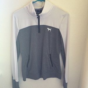 Pink zip up sweatshirt