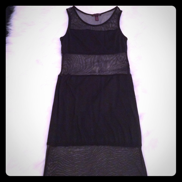 Material Girl Mesh Maxi Dress. Size S.