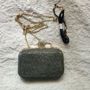 Cute Gold/silver clutch
