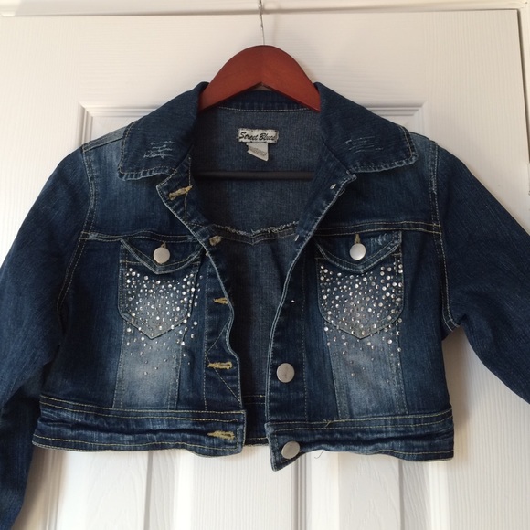 Jackets & Blazers - Jean Jacket Sparkles M