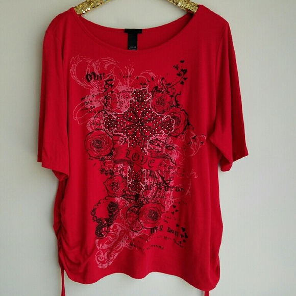 Lane Bryant plus size top