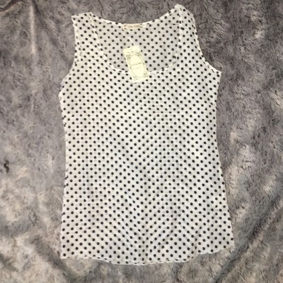 shier polka dotted loose tank top - Picture 1 of 4
