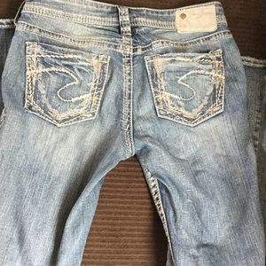 Silver AIKO Jeans