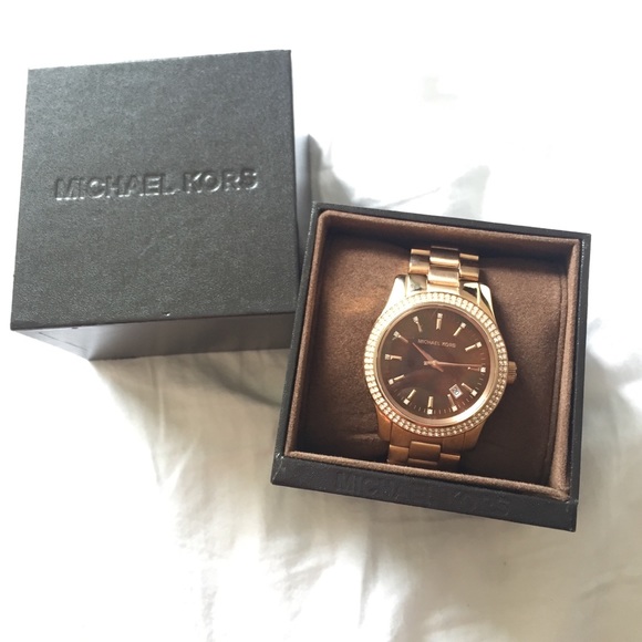 Michael Kors rose gold watch