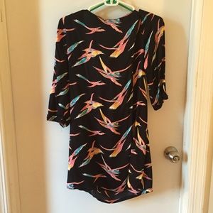 Patterned shift dress