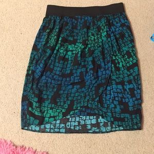 Teal and Green skirt