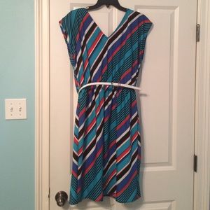 Maurices striped multi colored dress