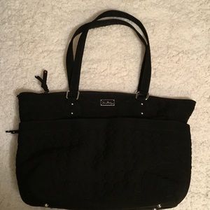 Vera Bradley Black Baby Bag / Diaper Bag