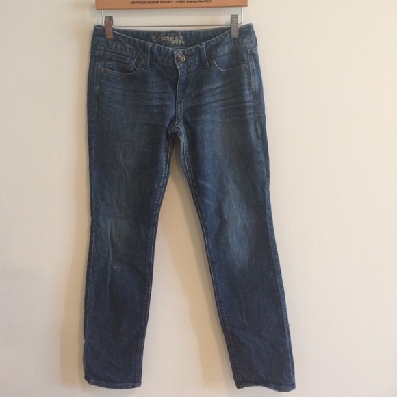 Express low rise skinny jeans