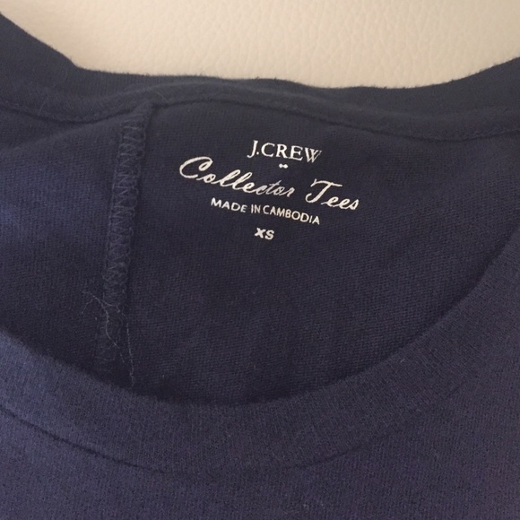 J.Crew Navy Collector Tees Sleeveless Graphic Tee - Picture 2 of 4