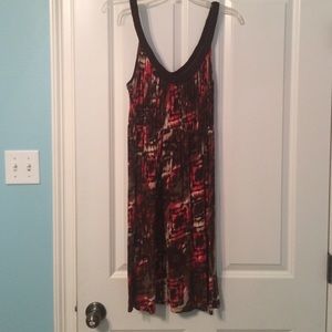 Brown multi colored dress in size Medium.