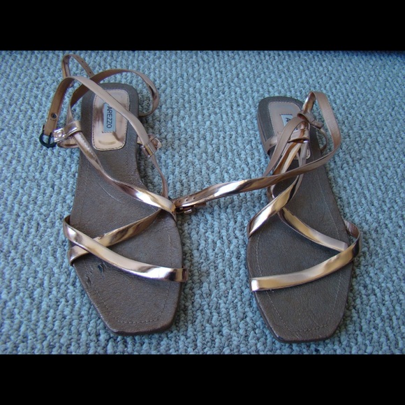 Arezzo metallic sandals